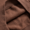 320gsm heavyweight fleece fabric closeup SD Hoodies Be Kind embroidery