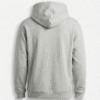 DUTCHAFRO Palestine gray hoodie back view heavyweight fleece clean design