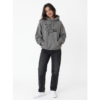 Model wearing SD Hoodies, PLS USE IT BLACK embroidered Kangaroo pocket hoodie